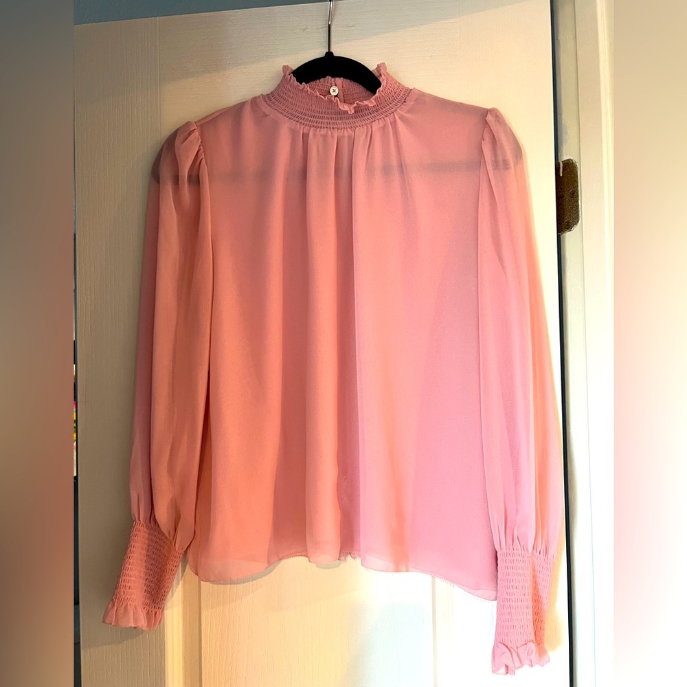 Aritzia Wilfred Mock Neck Blouse